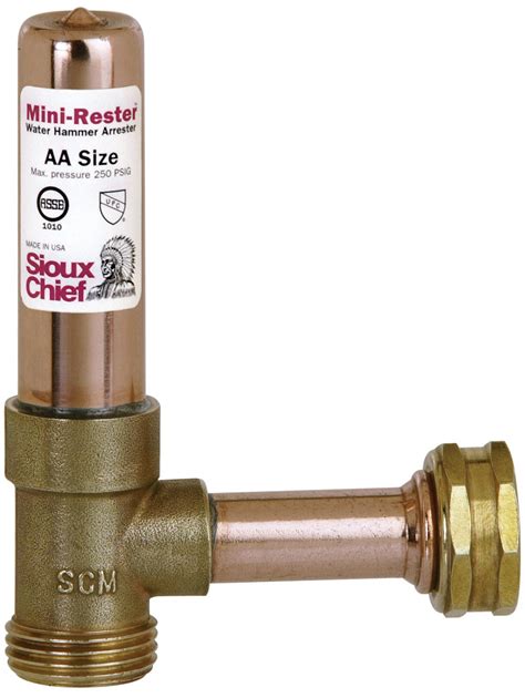 Sioux Chief 660-H 3/4" Female X 3/4" Male Mini Rester™ Water Hammer ...