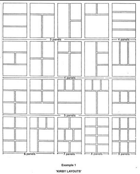 Jack Kirby panel layouts | Comic layout, Comic book layout, Comic book ...