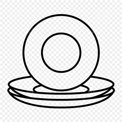 Plates Outline PNG, Vector, PSD, and Clipart With Transparent Background for Free Download | Pngtree