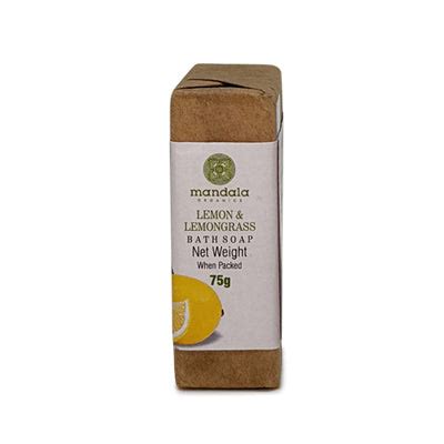 Lemongrass & Lemon Handmade Soap 75 gms – Mandala Organics