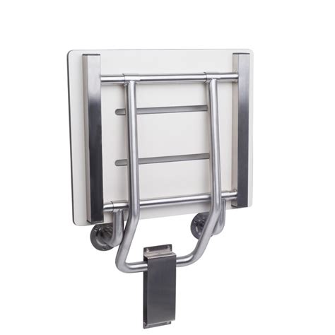 CSI Bathware White Phenolic Solid Surface Wall Mount Shower Chair (Ada ...