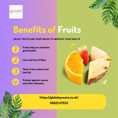 Benefits of Fruits – Global Ayucare - benefits of fruit