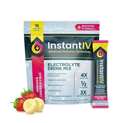 Instant IV Electrolytes Powder Drink Mix - Advanced | Ubuy India