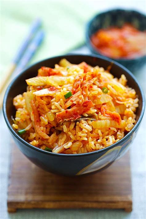 Kimchi Fried Rice Recipe {Ready in 15 Minutes} | Rasa Malaysia - My ...