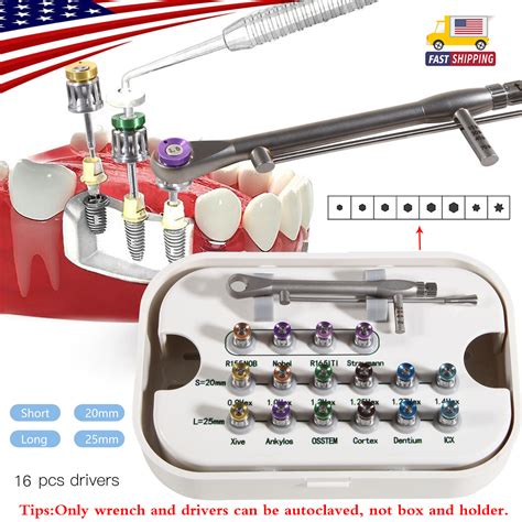 Universal Dental Implant Abutment Ratchet Drivers | Ubuy India