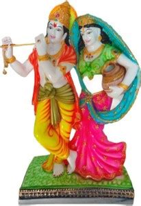 VAMIKA HANDICRAFTS RADHA KRISHNA Decorative Showpiece - 42 cm Price in ...