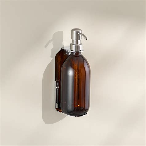 Black Single Wall Mounted Soap Dispenser | Black Bathroom Soap ...