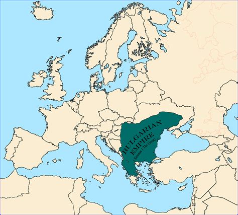 The Bulgarian Empire at it's greatest extent under Simeon First the Great : r/MapPorn