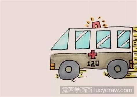 救护车简笔画教程-露西学画画