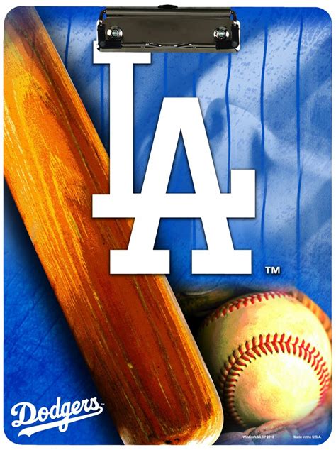 Buy MLB Los Angeles Dodgers Clip Board Online at Low Prices in India ...