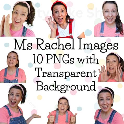 Ms Rachel PNG Images Ms Rachel Transparent Background Miss Rachel Digital Download Ms Rachel ...