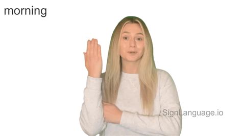 Image result for ASL Good Morning Tutorial