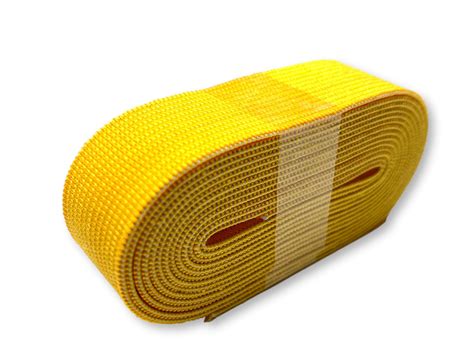 2m Gummiband gelb - 2 cm breit