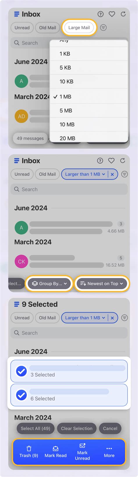 How to Sort Gmail Email 的图像结果