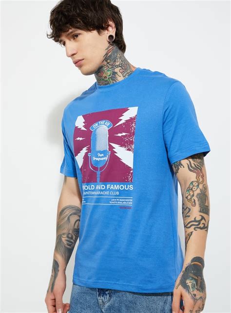 Buy URB_N Men Printed T-shirt Online at just Rs. 249.0 - 1000015595143 ...