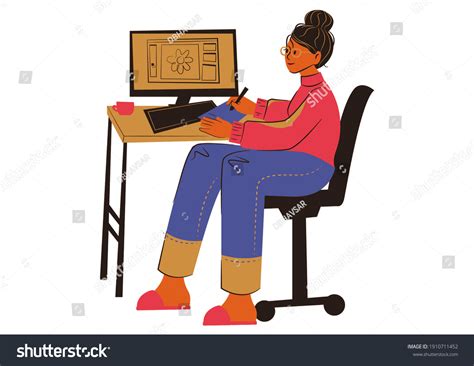 Bored Kid Computer Drawing 的图像结果