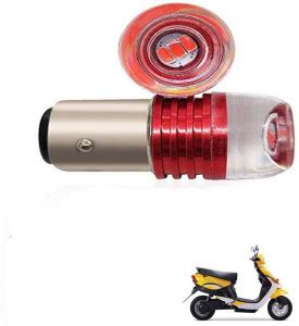 Crokrok red-led-bulb-225 Brake Light Motorbike LED for Indus Bikes (9 V ...