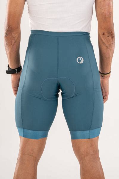 apace Mens Cycling Endurance Bibless shorts Evolve Teal Primo