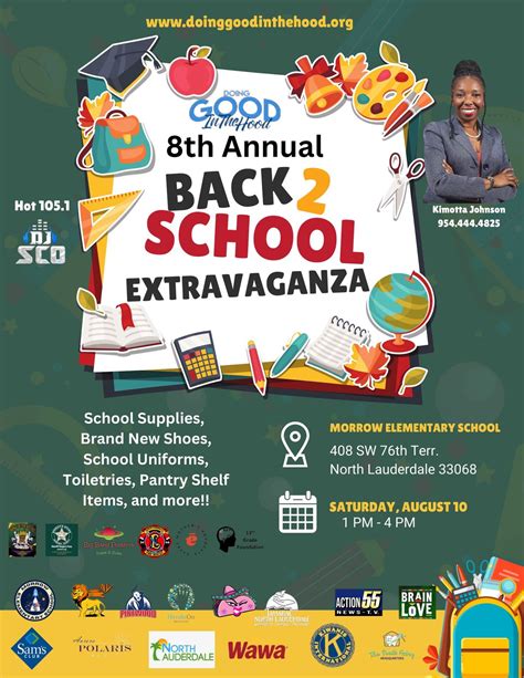 Back to School Extravaganza , Morrow Elementary School, Tamarac, 10 ...
