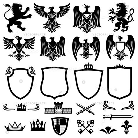 Coat Of Arms Template Vector at GetDrawings | Free download