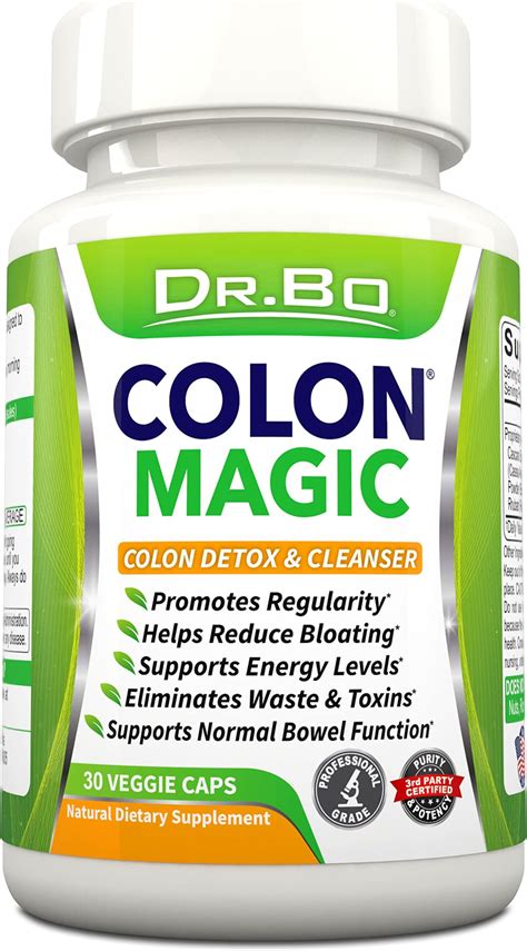 Amazon.com: Colon Cleanse Detox Formula - Natural Bowel Cleanser Pills for Intestinal Bloating ...