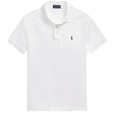 Polo Ralph Lauren Short Sleeve Polo Shirt - White - Curated Menswear