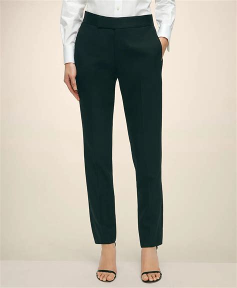 Wool Pleated Pants | Brooks Brothers