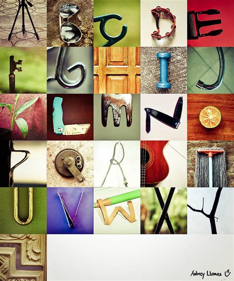 A-Z. The Alphabet Project by Aubrey Llamas | Alphabet photography, Letter photography, Letter ...