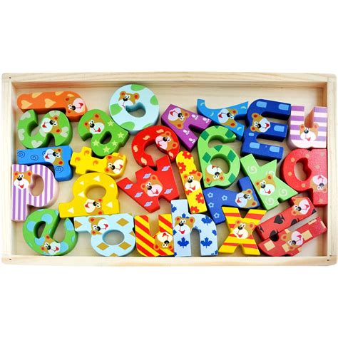 Buy Trinkets & More™ - Wooden Chunky ABC Blocks (Small Letters ...