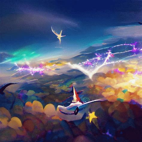 Fantasy Art Woman Wearing Glittering Dress GIF | GIFDB.com