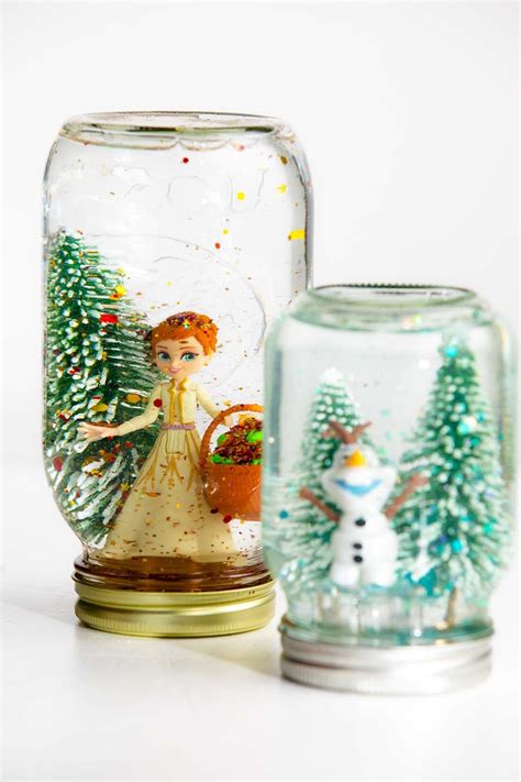 Diy snow globe ideas picture snow globe craft – Artofit