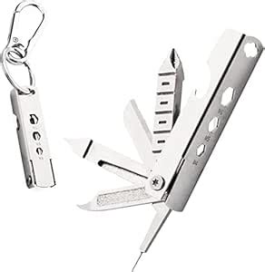 YHRY Keychain Multitool, Multi Function Repair Tool, 11 In 1 Multi ...