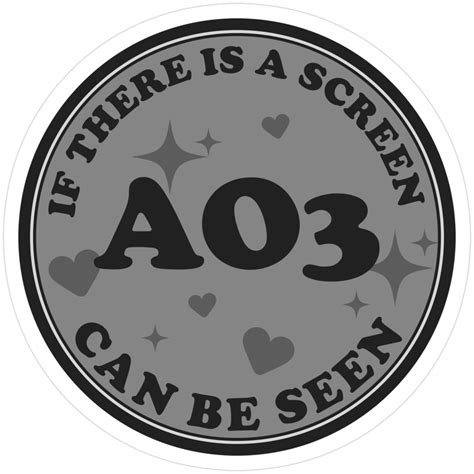 If There Is A Screen Ao3 Can Be Seen Sticker in 2025 | Stickers, Vinyl ...