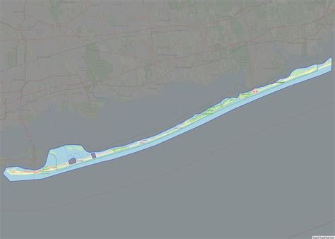 Map of Fire Island CDP - Thong Thai Real