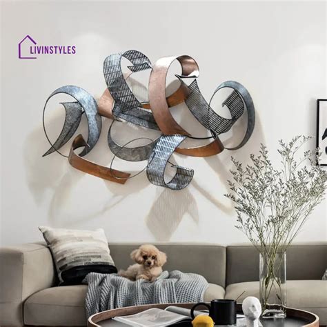 Abstract Overlapping Irregular Metal Wall Art – LivIn Styles