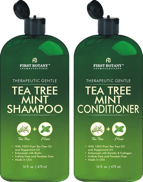Tree Oil Shampoo Green Bottle