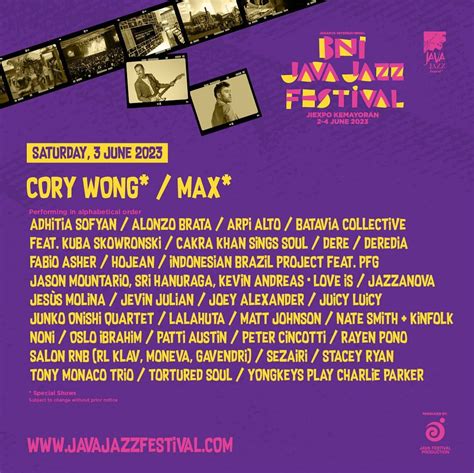 Jakarta International BNI Java Jazz Festival Kembali Hadir di 2023, dan ...