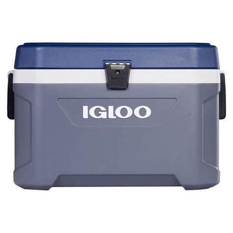 Igloo 49025 MaxCold Latitude Foam-Insulated Cooler, Carbonite/White, 54 ...