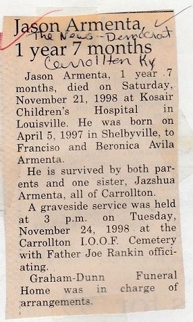 Carroll County Obituaries