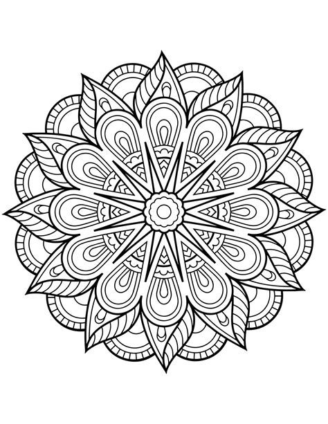 Mandala Coloring Pages Printable
