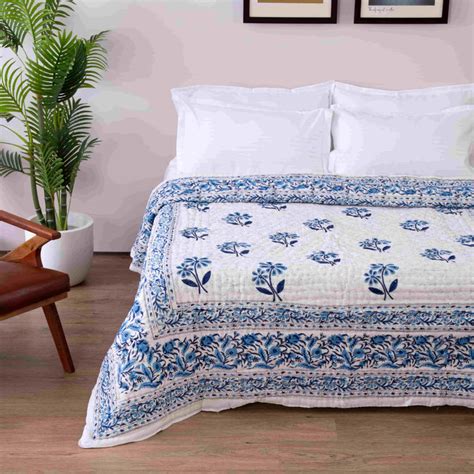 India's Best Cotton Jaipuri Razai & Quilt double and single bed online ...