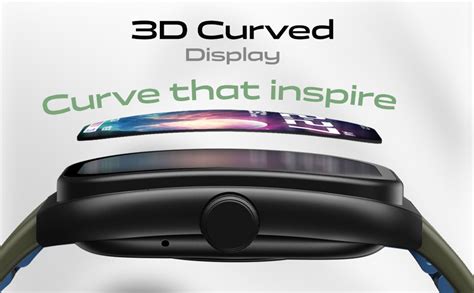 GOBOULT Trail Smart Watch 2.01'' 3D Curved HD Display, Bluetooth ...