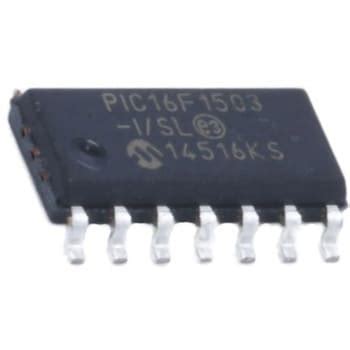 PIC16F1503-I/SL Microchip マイコン， 14-Pin SOIC PIC16F1503-I/SL 1袋(3個 ...
