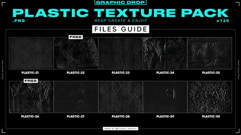 FREEBIE | 120 Plastic Textures Pack :: Behance