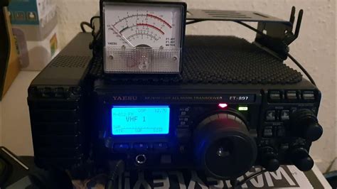 YAESU 897 SWR ANALOG READING