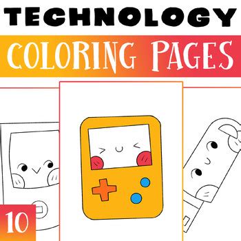 Technology Coloring Pages 的图像结果
