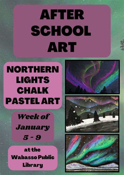 Northern Lights Chalk Pastel Art, 1248 Oak St, Wabasso, MN, United ...
