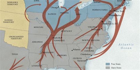 Underground Railroad Map For Kids Waynesville's Connection To The