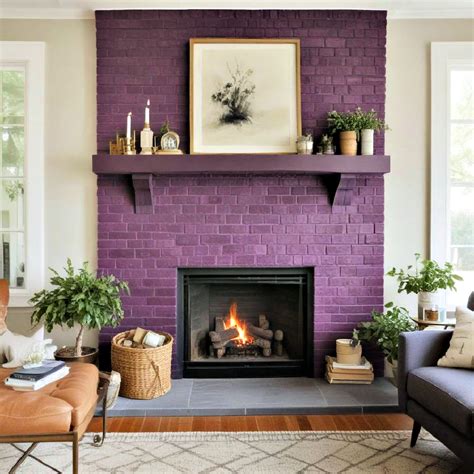 Fireplace Facelift: Painting Brick Ideas