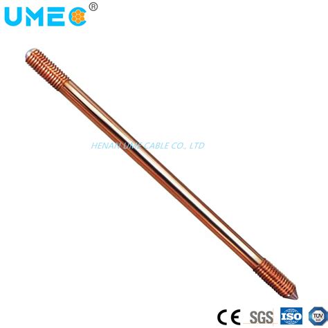 ISO 9001 High Layer Copperweld Rod- Spec 5/8′′ 3/4′′ X1.8m 2.4m for ...